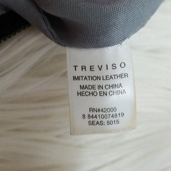 Treviso Faux Leather Textured Crossbody Purse - Picture 6 of 6